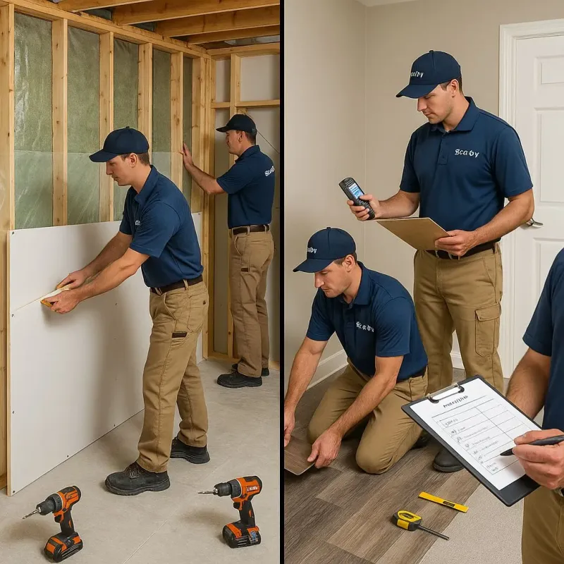 Repairs and Reconstruction process in Plattsburgh, NY